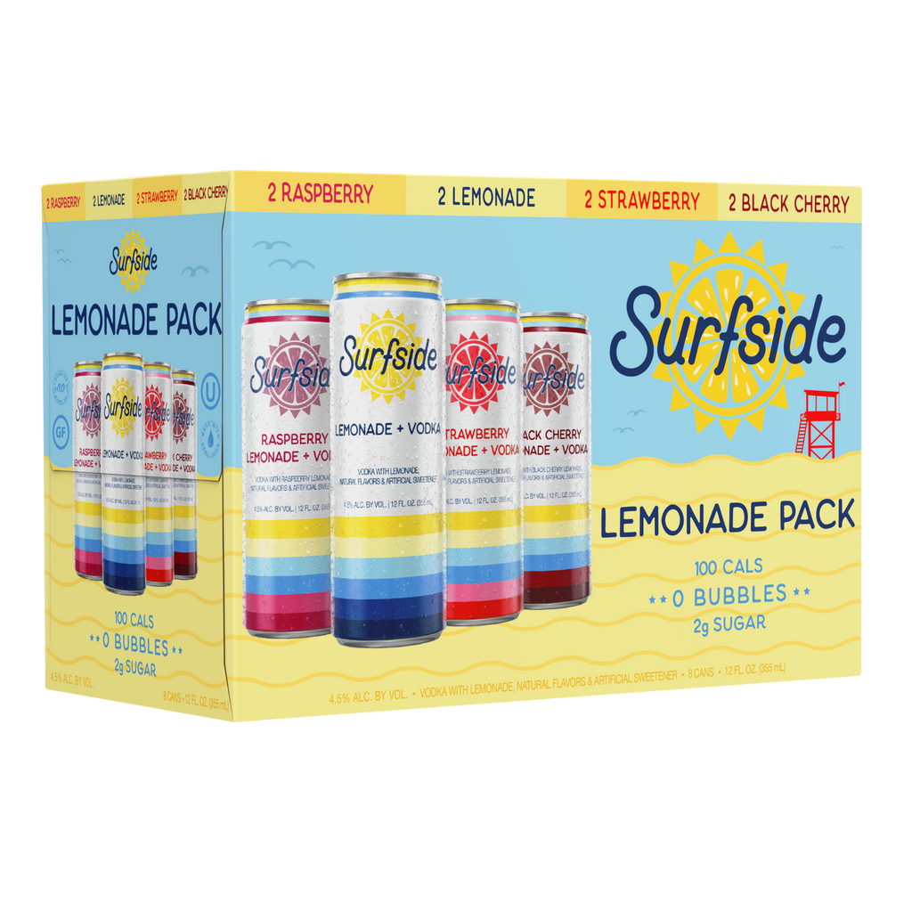 Surfside Lemonade Varity 8 Pack